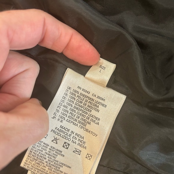 Diesel Black Leather Jacket! - Picture 12 of 16